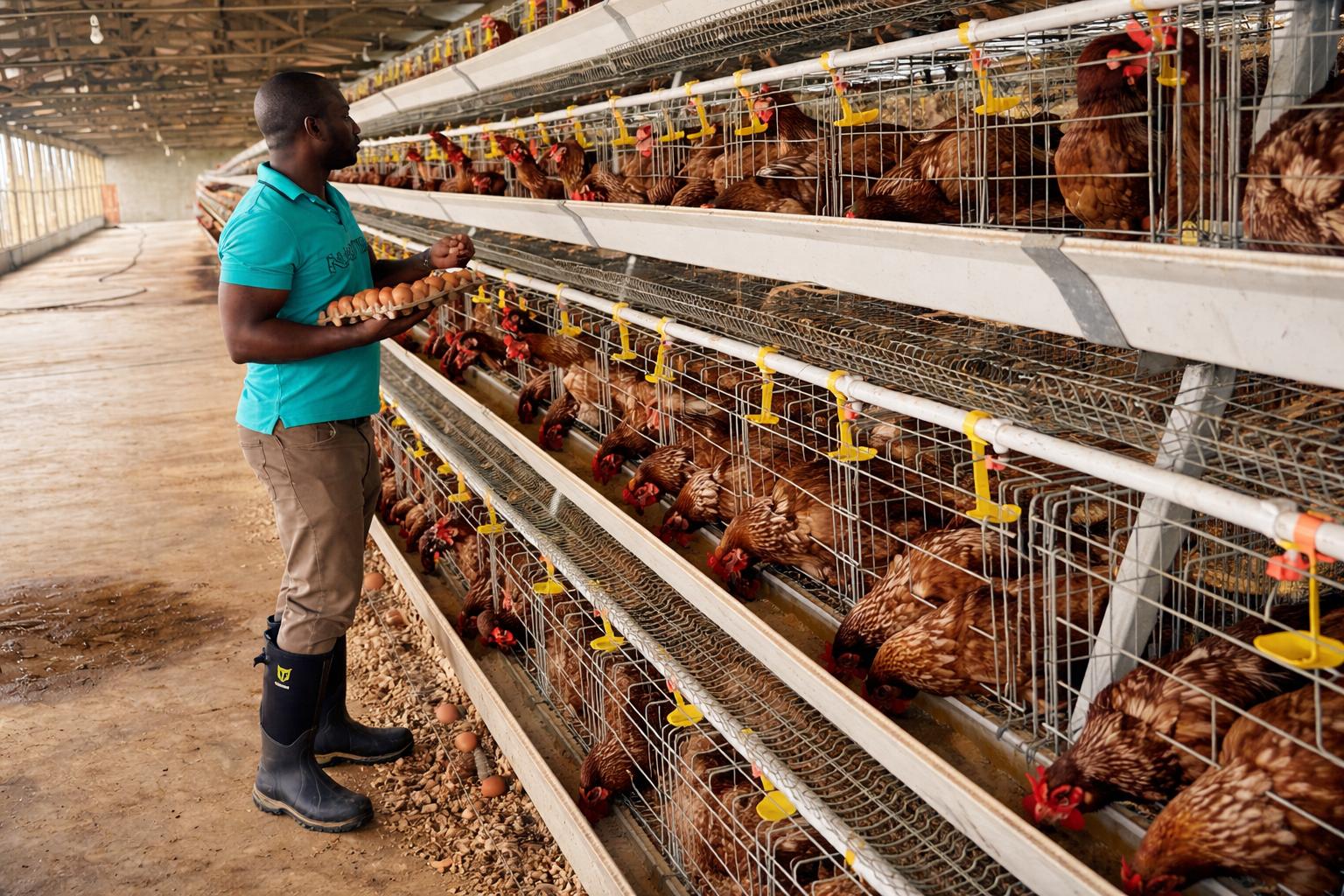 our daily collections of eggs